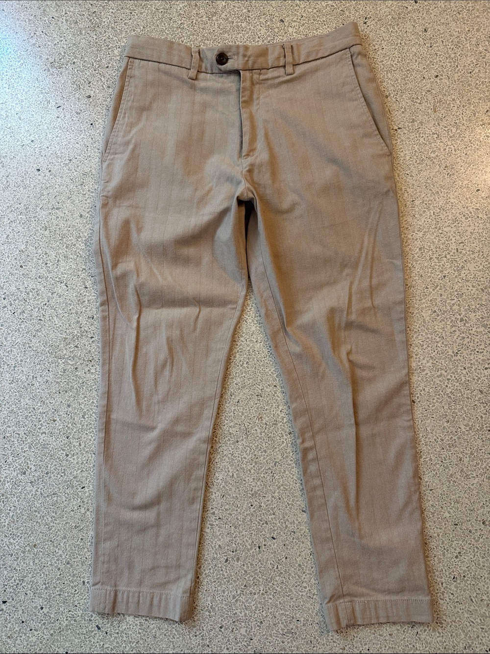 Banana Republic Men's Chinos in Light Tan Tab Over 30 x 26